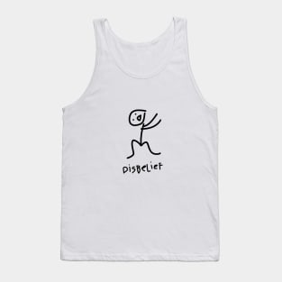 Funny Stickman Disbelief Tank Top